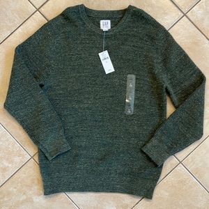 NWT Gap Forest Green Marled Sweater.